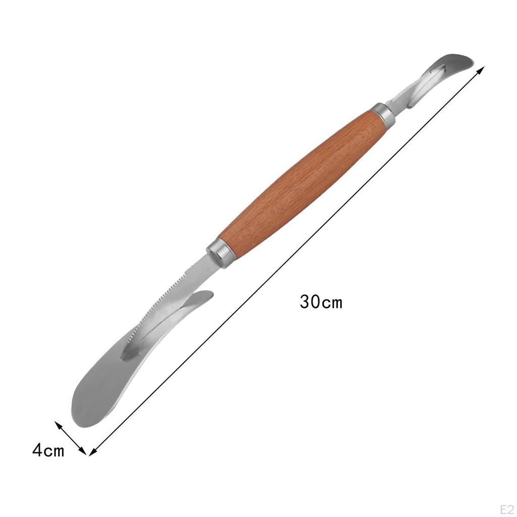 Grapefruit Peeler Stainless Steel Peel Removal Labor Saving Fruit Opener for Picnic Home Lemon