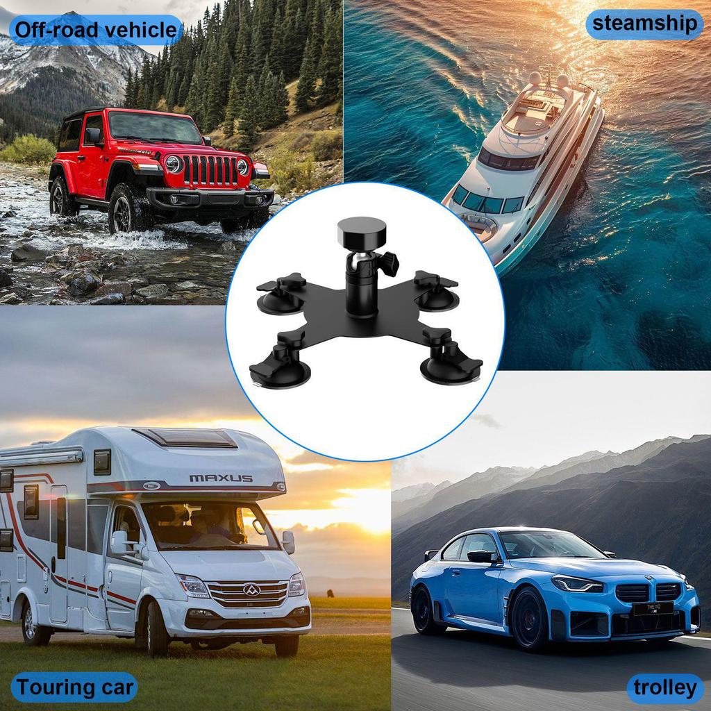 Universal Mini Car & Boat Suction Cup Mounting Kit
