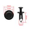 100 X UTV ATV Plastic Fender Clips Body Rivets with Fastener Remover for Polaris Predator Rangers RZR Scrambler Sportsman