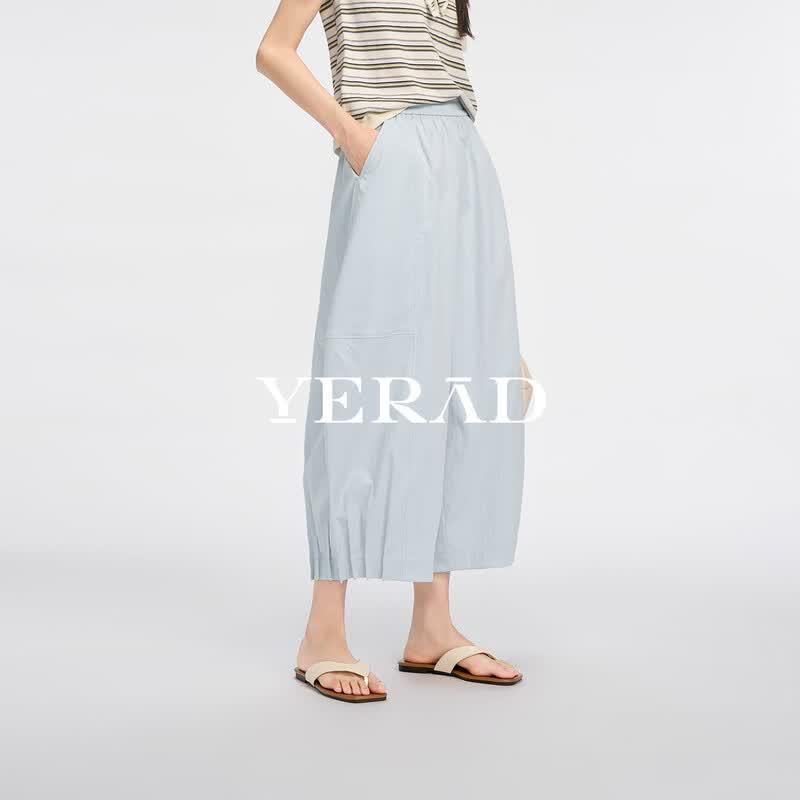 YERAD Women's Casual Wide-Leg Balloon Harem Pants
