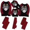 Christmas Man Daddy Print Blouse Tops And Pants  Family Clothes Pajamas