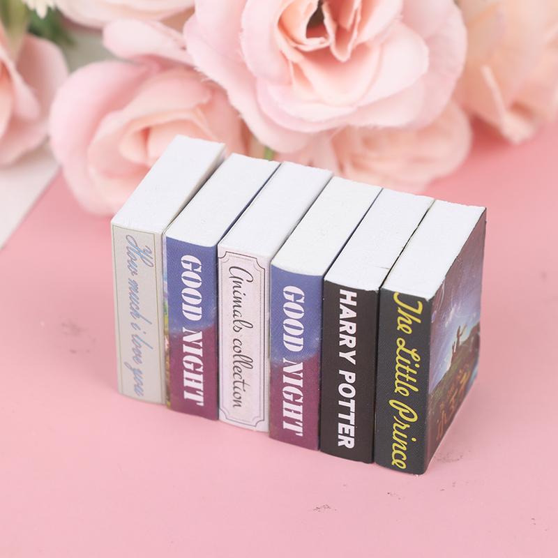 3Pcs 1/12 Dollhouse Miniature Fairy Tale Books Doll House Accessories Decor