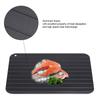 Metal Aluminum Fast Safe Food Meat Defrosting Thawing Tray Plate Home Kitchen Gadget