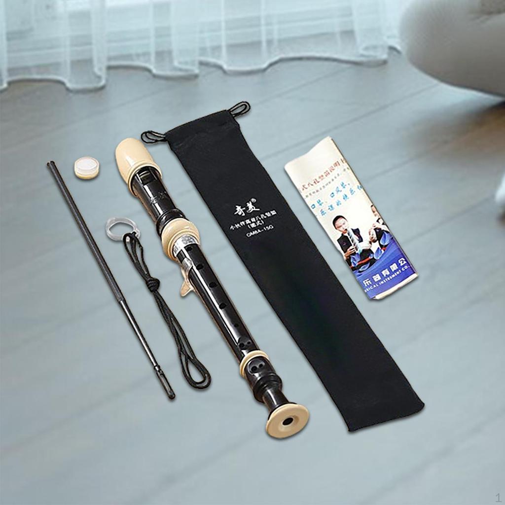 Soprano Recorder with Bag 8 Hole for Amateurs Instrument Player Professional