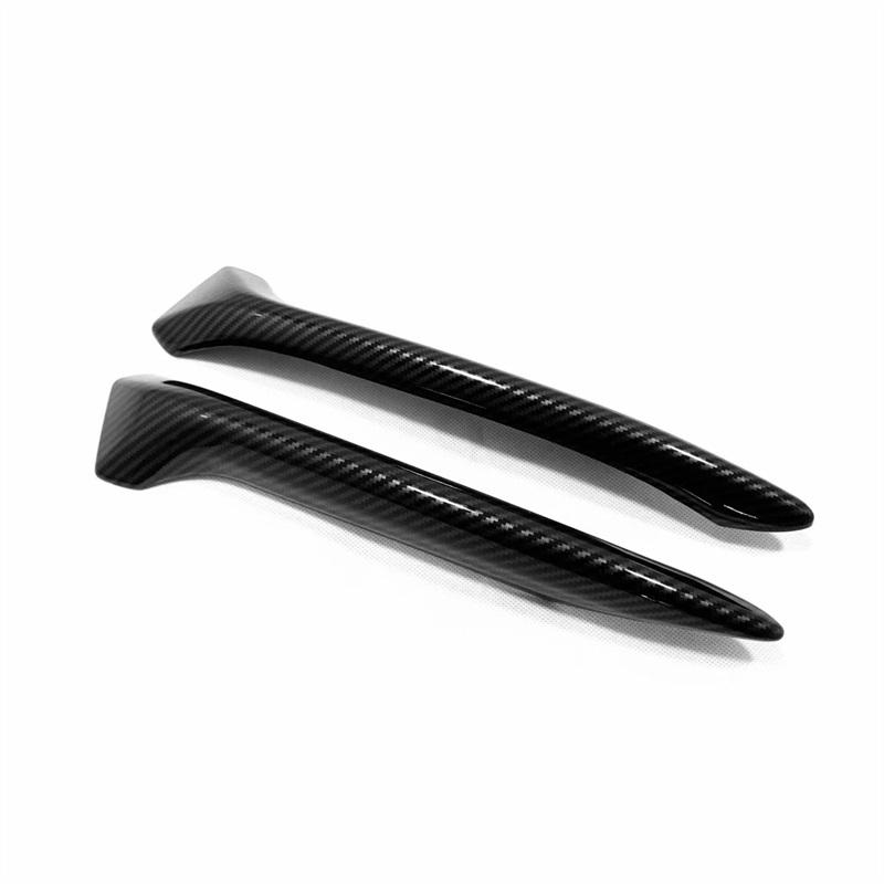 Für Nissan Qashqai J11 2018 Frontstoßstange Nebelscheinwerfer Lampe Augenlid Augenbraue Abdeckung Nebelscheinwerfer Verkleidungen Auto Styling Zubehör