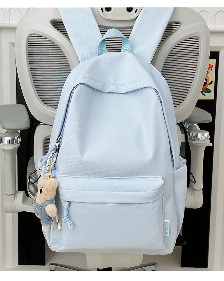 Zaino, zaino di grande capacità per ragazze, studenti delle scuole medie, ragazze, zaino semplice e versatile in stile giapponese per scuole superiori e università