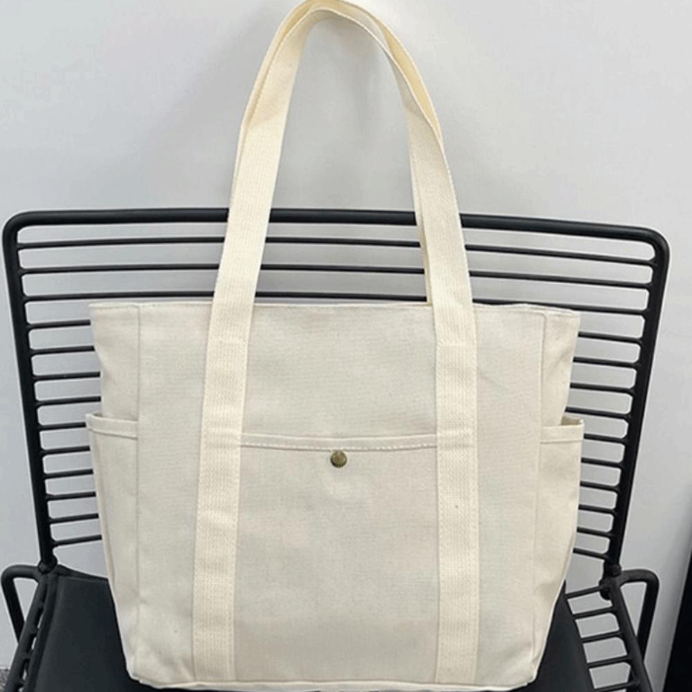 Large Capacity Canvas Tote Bag Casual Cloth Shoulder Bag All-match Mommy Handbag  Travel