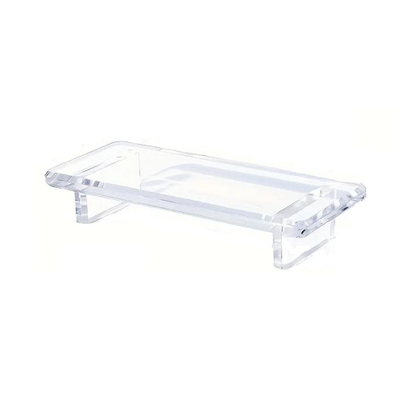

ABNO-Kitchen And Bathroom Countertop Decor- Acrylic Bathroom Counter Tray:Water-Resistant Vanity Storage For Soap Dishes прозорий