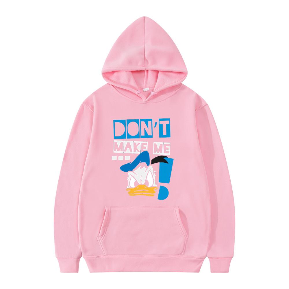 Disney Hoodie Winnie Donald Duck Spring and Autumn Sweatshirt Fashion Jacket Pullover Long Sleeve Clothing Loose Street Hooded