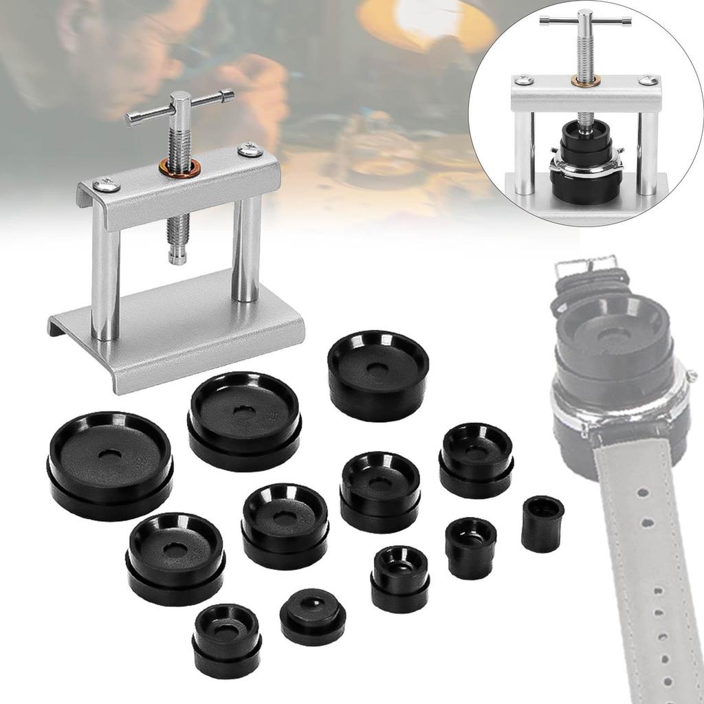 Watch Repair Tool Back Cover Capper Watch Repair Kit Professional Watch Press Tool Set