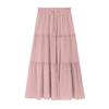Women's Drawstring High Rise Midi Skirt Tiered Ruffle Maxi Skirt Casual Summer Long Skirt