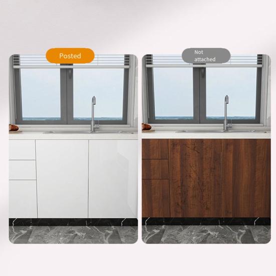 Marble Wallpaper Peel And Stick Waterproof Contact Paper Glossy Self Adhesive Oil-Proof DIY Sticker for Cabinet Door Kitchen Countertop