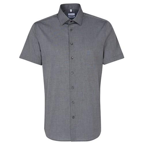 Seidensticker Mens Shaped Short-Sleeved Shirt