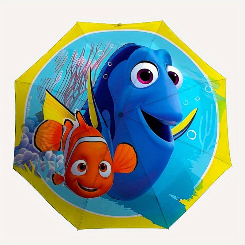 

1pc Nemo, Dory Automatic Umbrella Durable Iron Frame & Plastic Handle, Sturdy Construction, Playful Design yy250822036