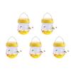 1-10pcs Insect Hornet Hanging Trap Reusable Non-toxic Pest Control Cather Yellow Fruitfly Trap For Home Farm Garden Supplies