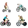 1:64 Cycling Statue Miniature Craft Cycling Scene Miniatures Resin Texture Suitable for Desktop Decorating and Present