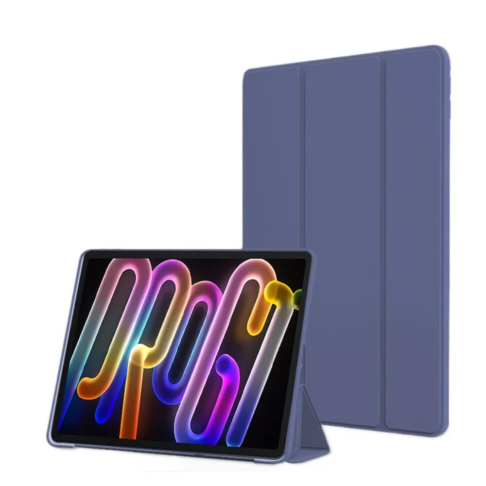 For New Auto Sleep/Wake 11.1" Tablet Flip Cover Tri-Folding Stand Soft Silicone Tablet Case for Lenovo Xiaoxin Pad Pro GT 2025