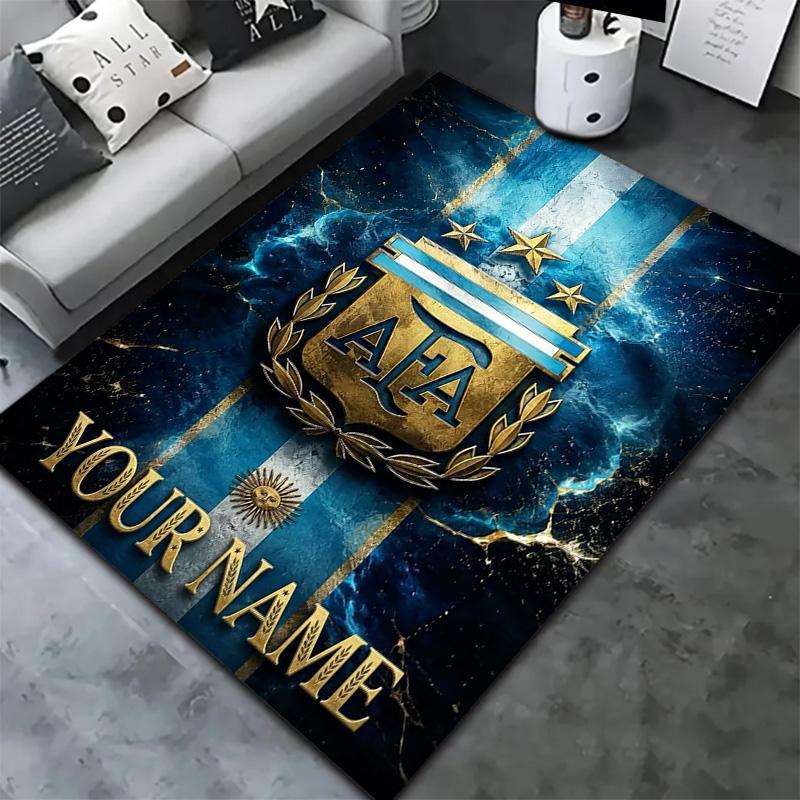 Argentina Champions Custom Name Carpet Rug For Living Room Bedroom Home Sofa Decoration Kids Play Nonslip Floor Mat