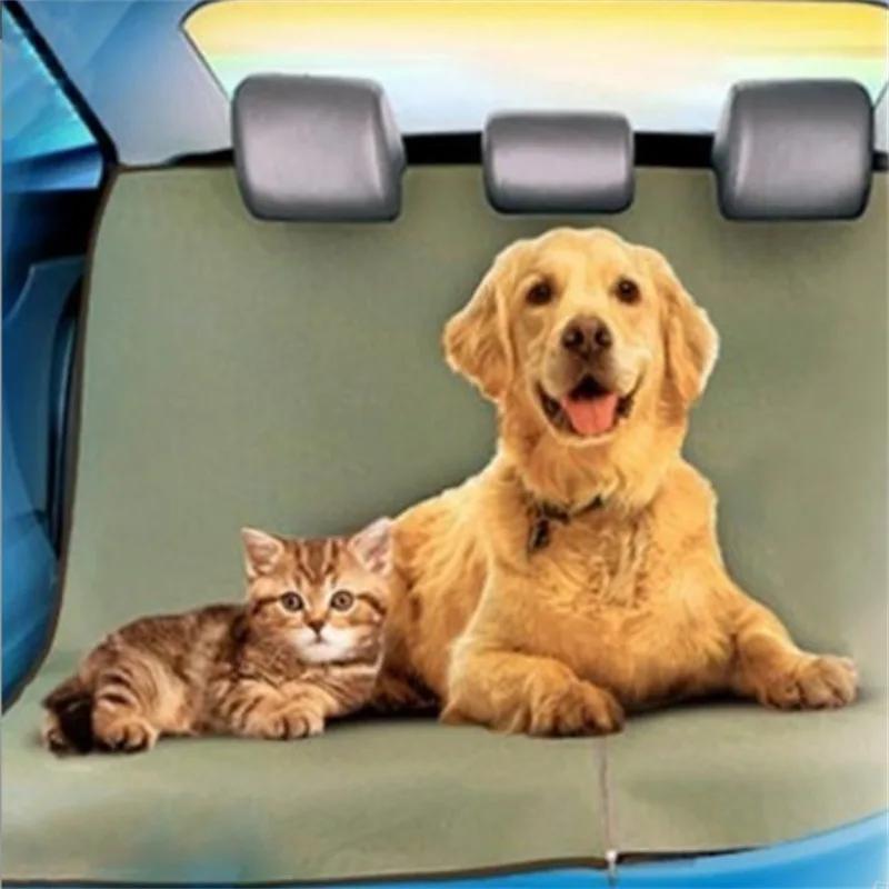 Waterproof Scratch Resistant Dog Car Seat Cover Hammock Protector for Pet Travel Rear Seat Bench Auto Accessories Pet Supplies