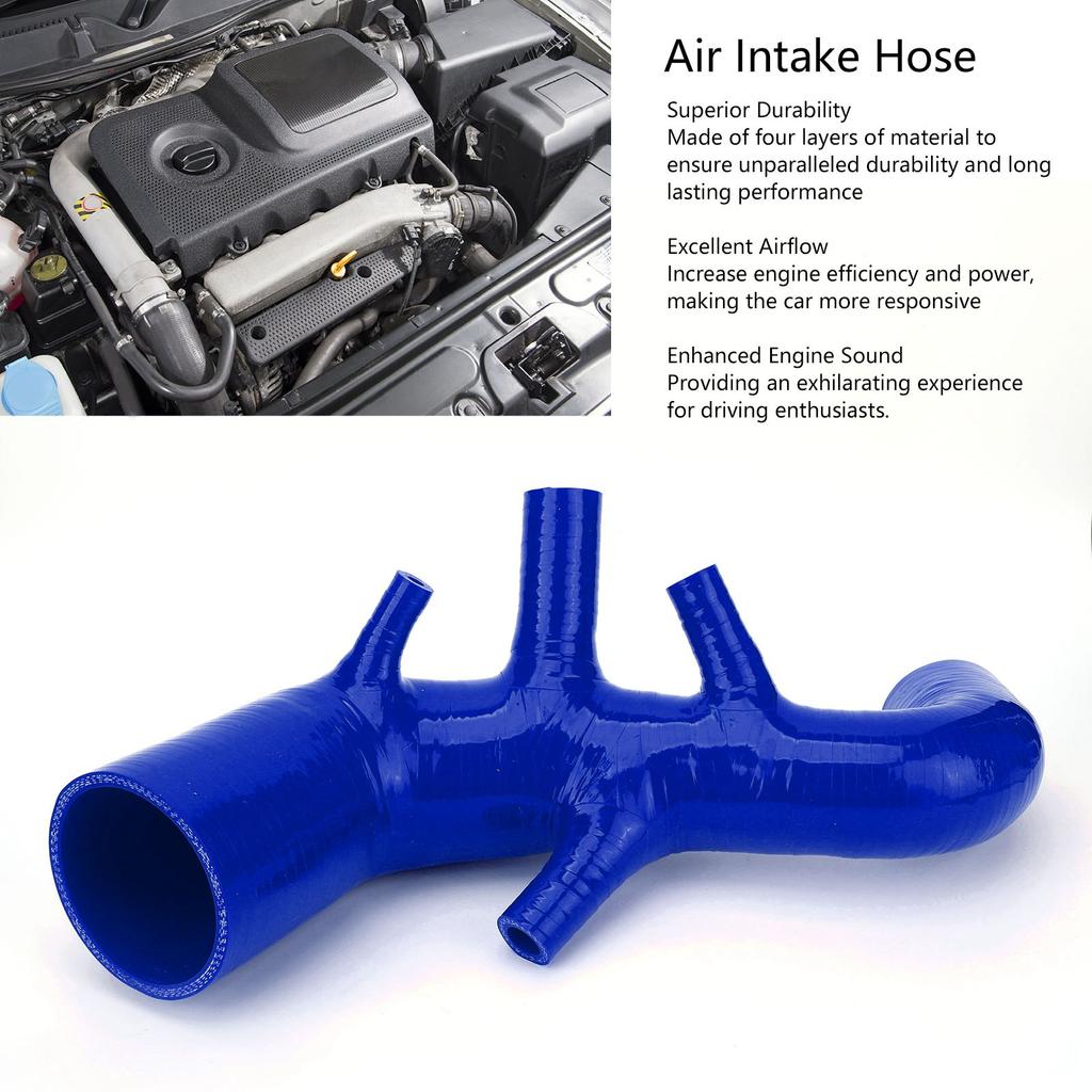 Silikon-Ansaugschlauchrohr Erhöhter Luftstrom Ersatz für SEAT Leon Cupra R 1.8T AMK BAM Motor Blau