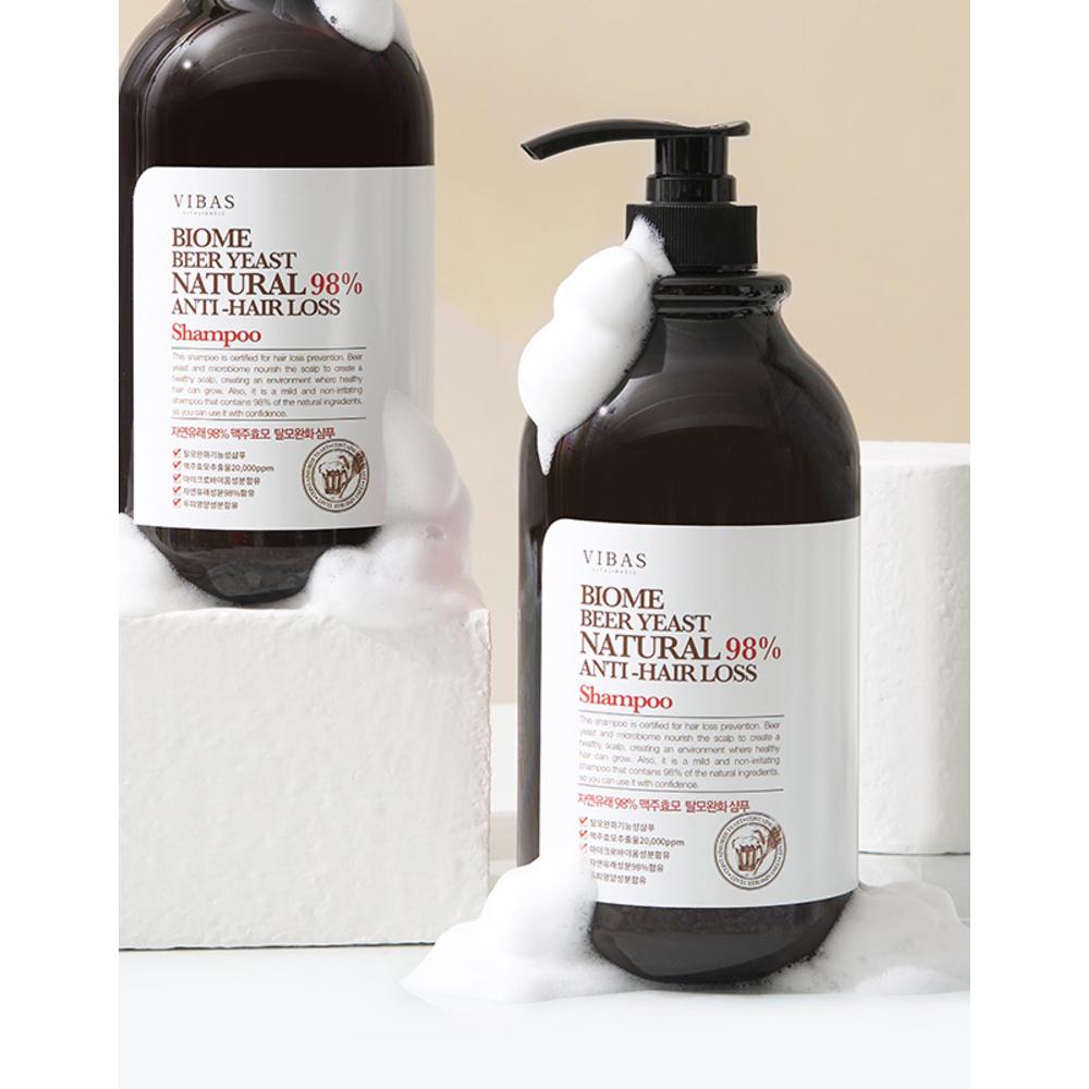 Vivas Biome Beer East Hair Loss Relief Shampoo, 1kg, 1 unit