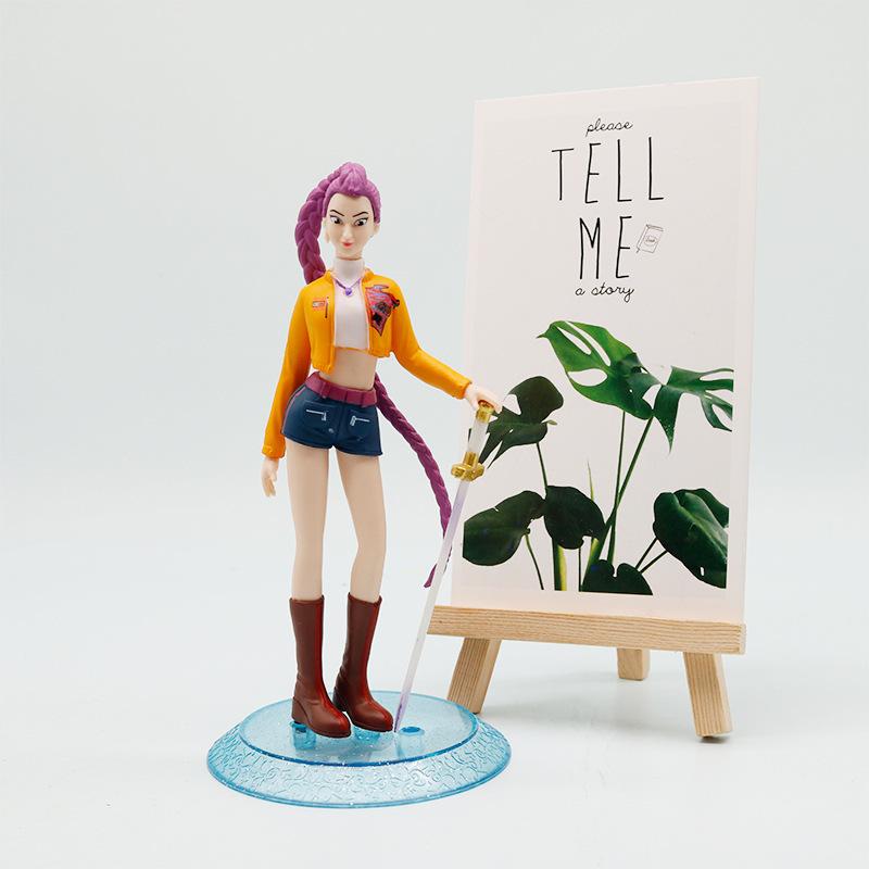 Large Witch Hunter Group KPOP Figure Animation Character Model Ornament Film and Television Peripheral Doll Toy