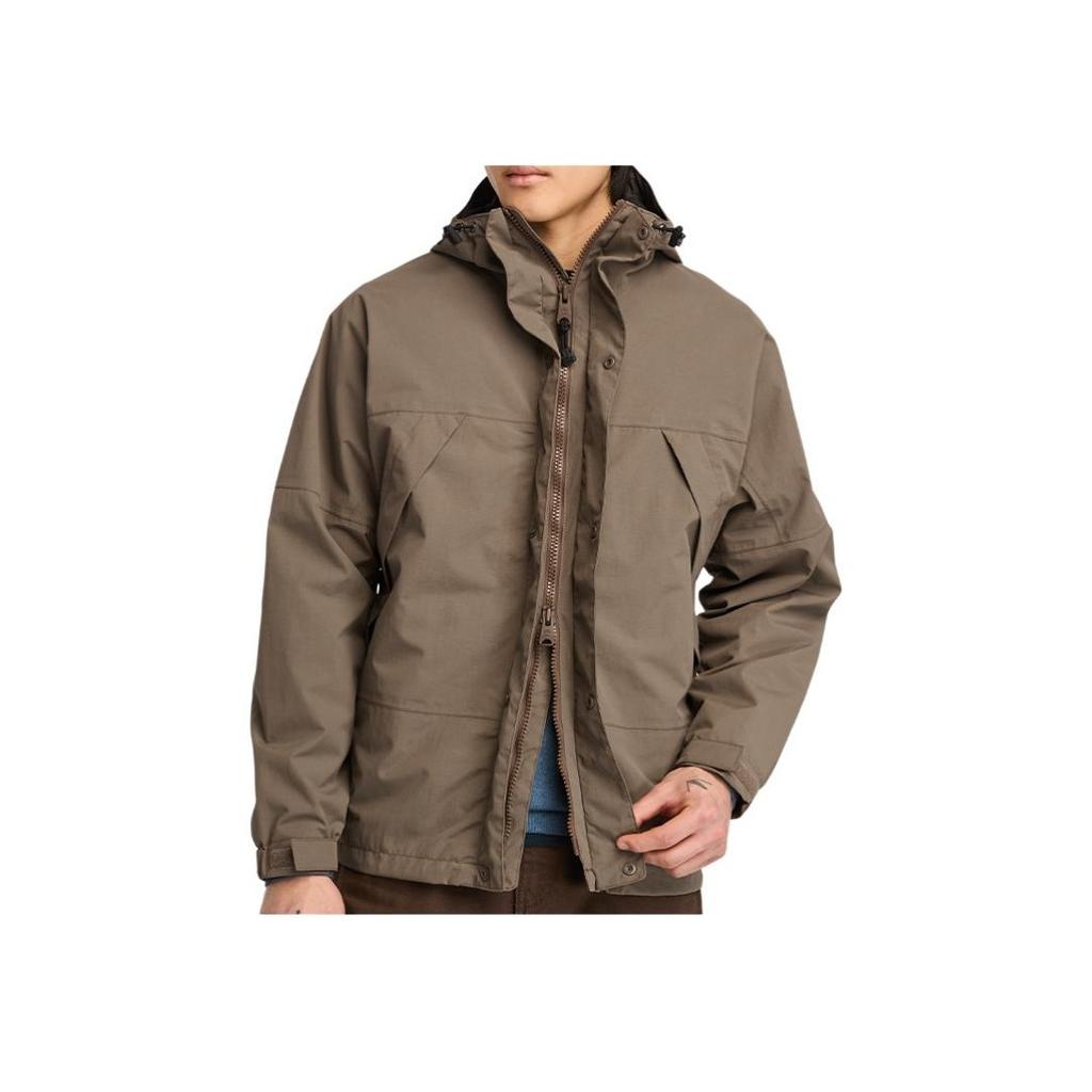 Timberland Outdoor Fashion Comfortable Waterproof Windproof Breathable Jacket Men Jacket Chocolate A68XF-BK0