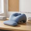 Memory Foam Rest Pillow Ergonomic Chest Support Central Opening Desk Cushion Gray Extended