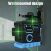 3D Self Leveling Rotary Laser Level Green 12 Lines Cross Line Laser Measure Tool New