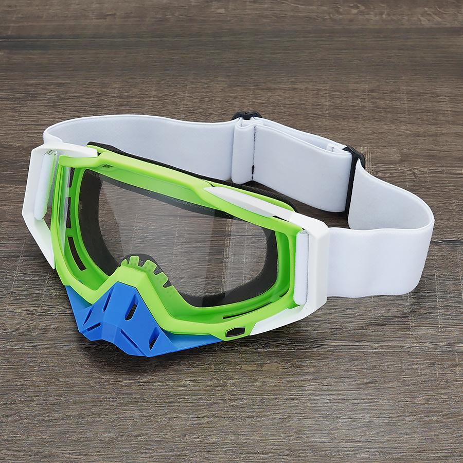 2 Pcs Dirt Bike Goggles, Motorcycle ATV Goggles Riding Goggles Ski Goggles Windproof Glasses Racing Motocross Goggles