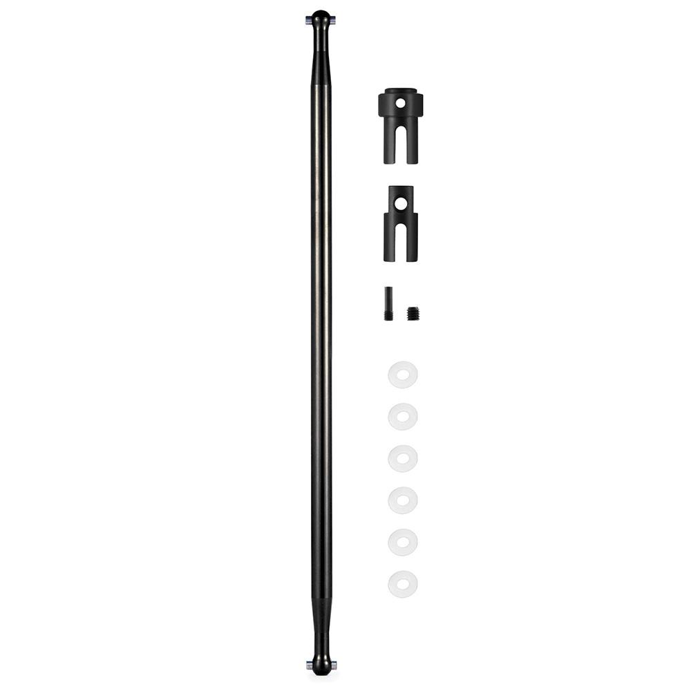 AXSPEED Metal Center Driveshaft Outdrives Dogbone & Joint Drive Cup for 1/10 Slash 4X4 4WD Rally RC Truck Upgrade Parts