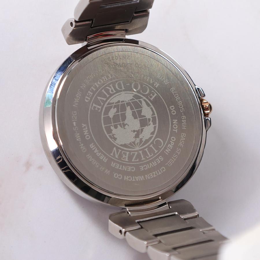 Citizen Eco-Drive Funkgesteuert EC2004-54X Rosa Zifferblatt Zweifarbig 36mm Edelstahl Damenuhr