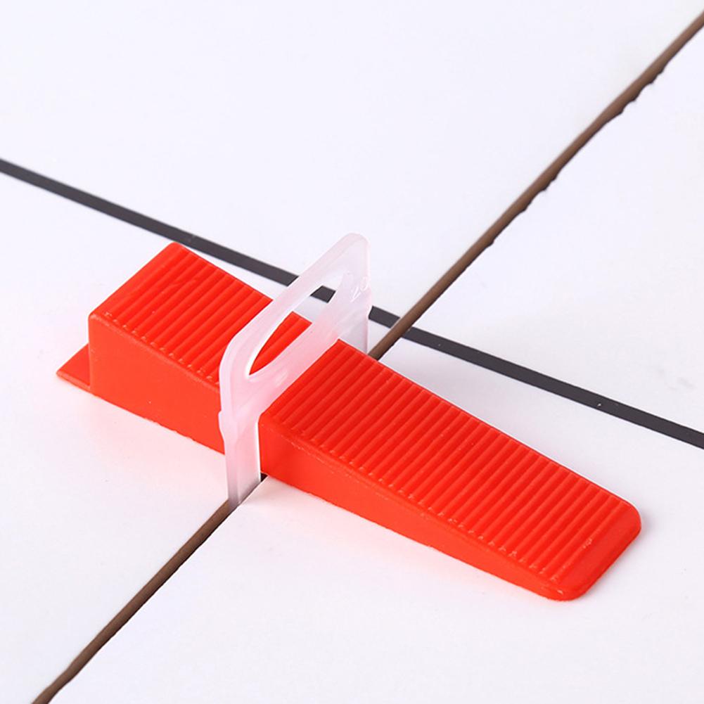 100 Pack Plastic Tile Spacers Reusable Clips Tiling Tool