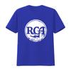 RCA Logo Unisexs T Shirt vintage Washed streetwear fashion homme designer clothes Versatile graphic Unisex Breathable Casual