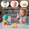 Non-Toxic Magic Dancing Octopus Toy Electric Pet Crawling Light&Music Squid Toys For Kids Interactive Development Toddler Tummy Time Gifts