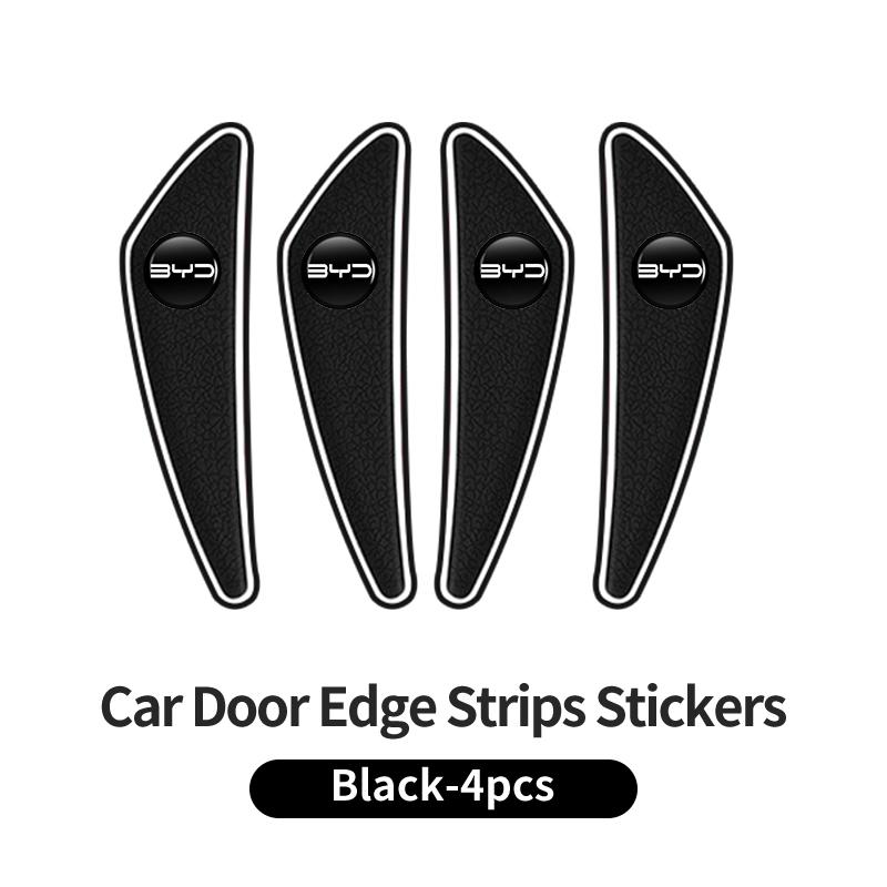 4PCS Car Door Edge Protector Guards Sticker Strip Accessories For Byd Song Plus Seal u Dmi Ev Seagull Atto Yuan Tang F3 E6