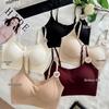 Xiao Yunji Fluffy Warm Foundation Seamless Anti-Sagging Bra 1385