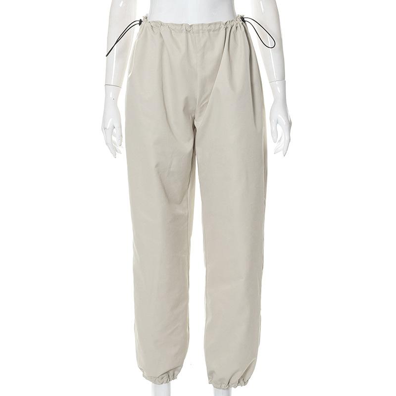 2022 Fashion Harajuku Women Punk Sweatpants Chic Solid Vintage Pants Casual Streetwear Joggers Baggy Trousers Loose Wide Leg