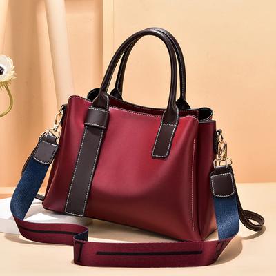New Elegant Ladies Shoulder Messenger Bag Lether Square Bags New Fashion Women Bags Large Capacity Totes Bag Top-handle Handbag