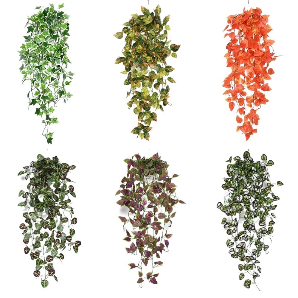 Wall Mounted Artificial Plant Creeper Artificial Ivy Home Garden Decoration  Christmas Decor