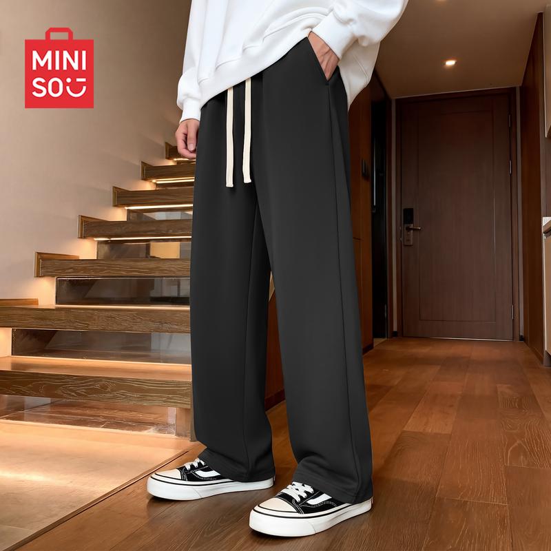 MINISO Men's Youth Loose Straight-Leg Casual Pants