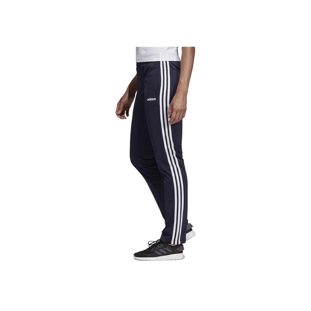 Adidas Striped Logo Design Comfortable Sports Fashion Lightweight Casual Pants Women bottoms Black DU0695