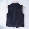 Danmo Fashion Denim Weste Weiblichen Frühling Herbst Ärmellose Wilde Tops Kurze Jacke Frauen Jean Weste Plus Größe