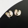 Pearl Mosquito Coil Disc Ear Clips: No-Pierce, Elegant French-Style Earrings for Women