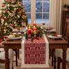 Rectangle Table Cover Thickened Xmas Desktop Decoration Elks Tablecloth  Kitchen Decoration