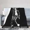 MJ Pop King Velvet Throw Blankets Blanket for Bedding Travel Super Warm Plush Thin Quilt,