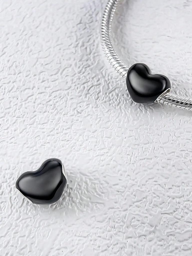 Copper Plated Original Charms Blue Valentine'S Day Love Beads Fit Bracelet Women'S Jewelry Gift