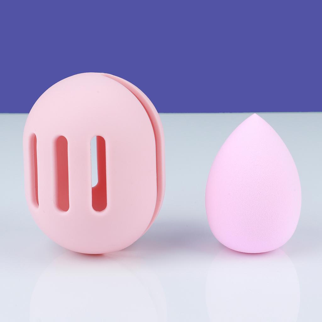 1pc Makeup Sponge Anti-dust Cover Silicone Beauty Blender Organizer Travel Powder Puff Storage Box Beauty Sponge Holder