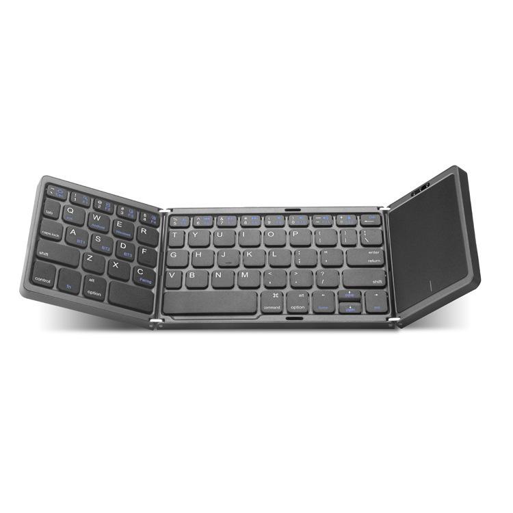 Wireless Bluetooth Keyboard with Touchpad, Russian-Spanish, Compatible with Phones, Tablets, Laptops