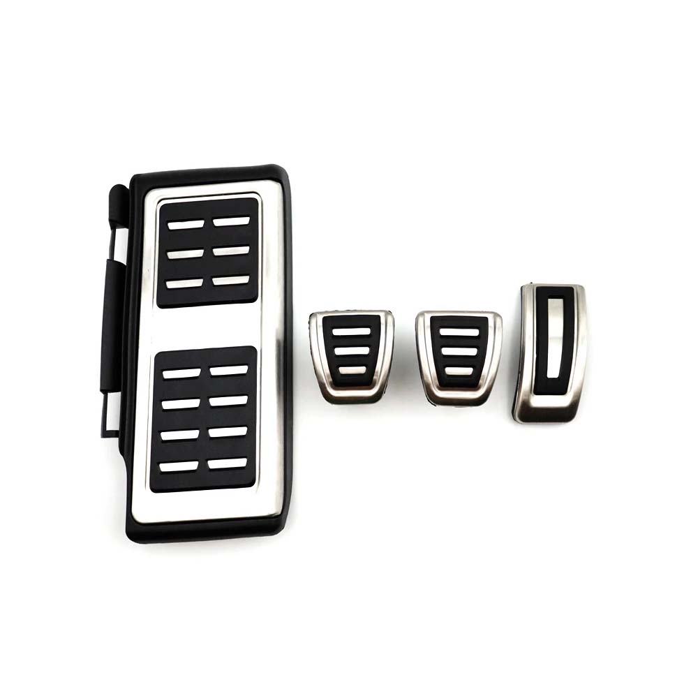 Car Foot Pedals for Volkswagen VW Tiguan AD BW L Allspace 2017~2024 Rest Brake Accelerator Covers No Drilling Interior Acessorie